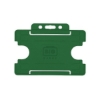 Picture of Bio badge Cardholder/carrying face open plastic green (horizontal/landscape). 60270456